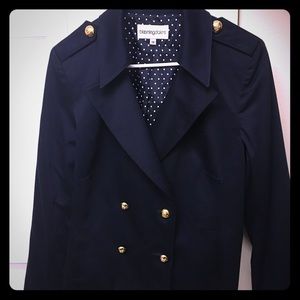 Bloomingdales Navy Double breasted Blazer